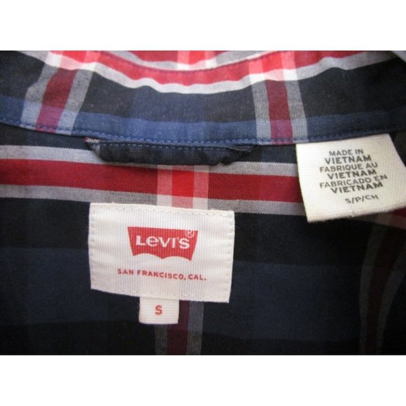 Levi's Men/Youth Long Sleeve Plaid Style Button Down Dress/Casual Shirt - Small - Picture 9 of 9